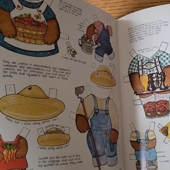 Vintage Teddy Bear Paper Dolls by Crystal Collins - Picture 12 of 16